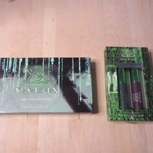XX REVOLUTION - MATRIX "Morpheus Luxx" eyeshadow palette & "simulation" lip kit